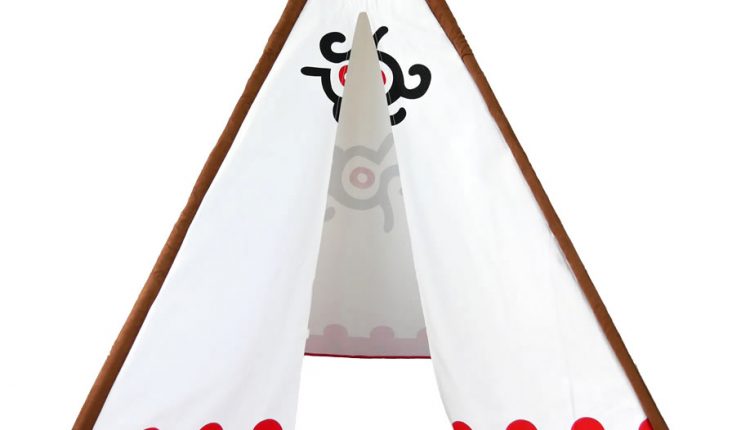 Tipi indien cherokee ouvert